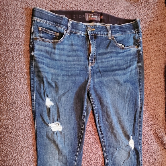 torrid Denim - Medium Wash 20 Tall Torrid Bombshell Skinny Jeans